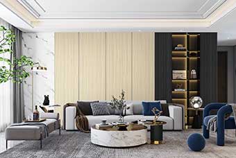 滁州轻奢风格-客厅