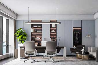 滁州轻奢风格-书房