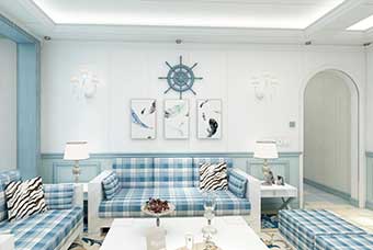 滁州地中海风格-客厅