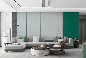 滁州轻奢风格-客厅