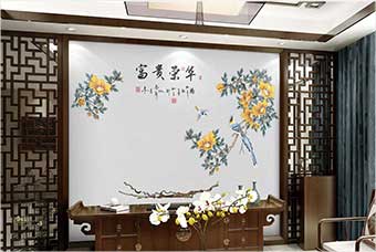 滁州森佰汇航空纤维墙咔（富贵荣华）