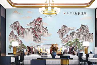 滁州森佰汇航空纤维墙咔（鸿运当头）